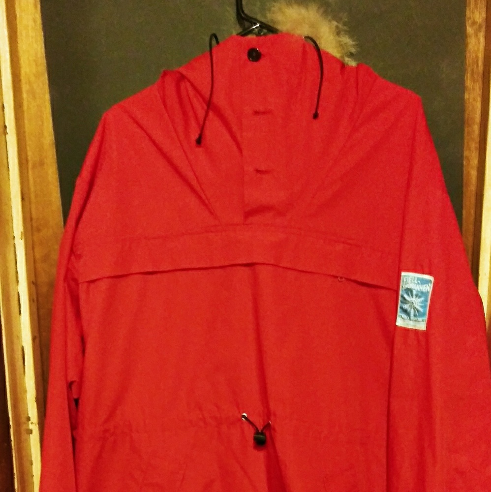 Unisex Light Weight Red Tri Sport Coat Sz 52